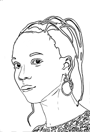 In coloringcrew.com find hundreds of coloring pages of africa and online coloring pages for free. Beautiful Young Girl From Africa Coloring Page Itsostylish Com