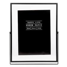 Metal wall art | contemporary art range | brilliant wall art. Black Metal And Glass Desk Frame 13x18 Bobby Maisons Du Monde