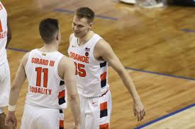 With some help from juli boeheim. College Basketball Buddy Boeheim Strikes For 27 Points As Syracuse Advances Over Nc State College Sports Nny360 Com