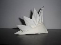 Strelizie Aus Serviette Faltanleitung Servietten Falten Servietten Und Servietten Falten Weihnachten