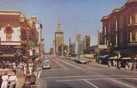 Downtown San Jose Ca First St 1950 S San Jose California California History Santa Clara County