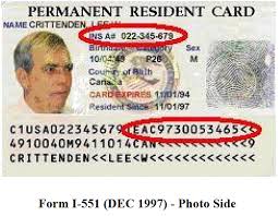 If your permanent resident card (pr card) is expired or will expire in less than 9 months, you can apply for a new card. Vris Samples Of Immigration Documents