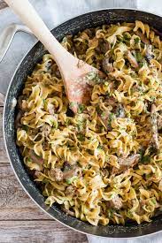 Ground beef is cheap, and it can make meals ranging from meatballs to burgers to tacos. One Pot Ground Beef Mushroom Stroganoff Ready In Just 30 Minutes
