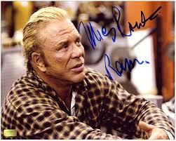Mickey Rourke autografiado, 8 x 10 la Luchador Randy la RAM fotos con Ram  Insc. : Amazon.es: Hogar y cocina