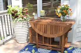 5 Pc Round Fold Store Eucalyptus Dining Set With Blue White Cushions Outdoor Table Settings Outdoor Dining Set Patio Dining Set