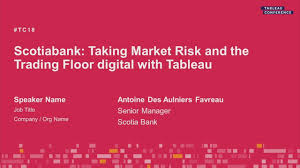 Scotiabank Taking Market Risk And The Trading Floor Digital With Tableau