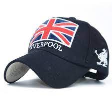 Cap Soccer Hat Football Club Liverpool England Flag Adjustable Snapback Baseball Hats England Flag Liverpool England
