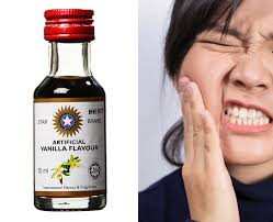 Ubat sakit gigi, ubat sakit urat, ubat sakit gusi, ubat sakit badan, ubat sakit perut, ubat sakit tekak, ubat sakit lutut, ubat sakit telinga, ubat sakit pinggang, ubat sakit kerongkong. Esen Vanila Bukan Guna Masa Buat Kuih Je Tapi Boleh Jadi Penawar Sakit Gigi Keluarga