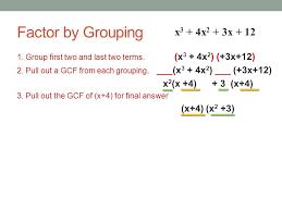 It can factor expressions with polynomials involving any number of vaiables as well as more complex functions. Howto How To Factor Polynomials With 4 Terms Without Grouping