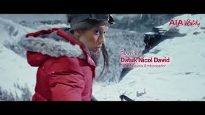 Nicol David With AIA Malaysia