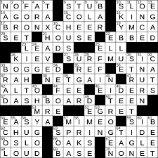 La Times Crossword 25 Jul 19 Thursday Laxcrossword Com