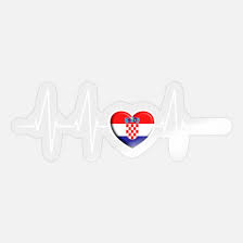 Wählen sie aus einer vielzahl ähnlicher szenen aus. Kroatien Herzschlag Croatia Flagge Herz Geschenk Sticker Spreadshirt