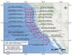 We provide you with the latest data of sea water conditions for cape lookout for an accurate surf forecast. Opc Pacific Offshore Waters Forecast Areas