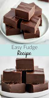 This Simple Chocolate Fudge Recipe Is Made With Just Three Ingredients And Takes Only A Few Fudge Recipes Chocolate Easy Chocolate Fudge Homemade Fudge Recipes