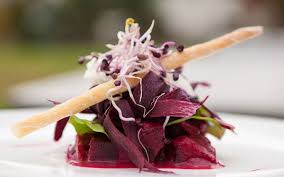 Silvestermenu In Rot Exquisites Funf Gange Menu Mit Rezepten Vornehm Speisen Rezepte Gerostete Feigen