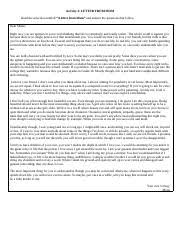 Kairos letters examples from parent. Mommy Docx 1 What Kind Of Relationship Does The Letter Describe Unlike Other Mother Daughter Relationships I May Describe Their Relationship As A Bit Course Hero