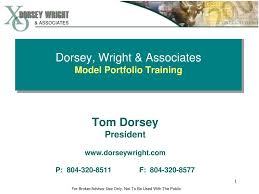 Ppt Dorsey Wright Associates Model Portfolio Training
