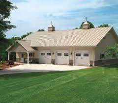 Metal buildings with living quarters. Residential Metal Steel Pole Barn Buildings Morton