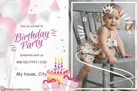 Create the perfect invitation for any occasion. Make Birthday Invitation Cards With Photo Online