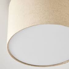 And our drum shade ceiling lights come in popping color & patterns to brighten your spaces. Fabric Shade Flush Mount Lighting Drum