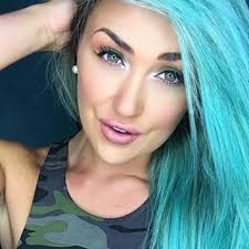 Crazy Color Bubblegum Blue Light Hair Color Hair Color Crazy Blonde Hair With Roots