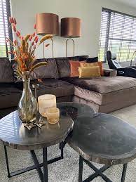 versteend houten salontafels woonkamerinspiratie houten salontafels interieur woonkamer salontafel