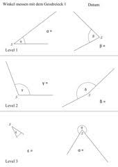 Mathematik Arbeitsmaterialien Winkel Messen Und Zeichnen 4teachers De