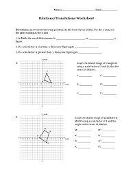 5 worksheet by kuta software llc translate the figure as indicated. Dilations Translations Pdf Cartesian Coordinate System Theoretical Physics