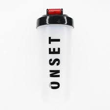 Coqueteleira Shaker Onset Fitness - NaturalBlack