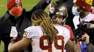 The star defensive end was seen yelling tom brady, i'm coming. Chase Young Had A Special Request For Tom Brady After Buccaneers Washington Playoff Game Sporting News