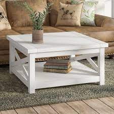 Moravia Cross Legs Coffee Table With Storage Coffee Table With Storage White Coffee Table Living Room Coffee Table