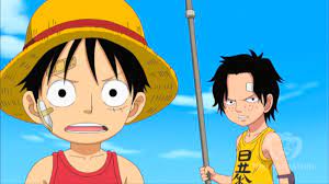 While one piece had plenty of action and battle scenes, it had very few significant deaths until this episode. Child Luffy And Ace 3 Ace And Luffy Anime Luffy