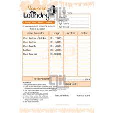 Usaha laundry saat ini menjadi peluang bisnis yang sangat menjanjikan. Cetak Nota Bon Laundry Shopee Indonesia