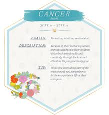 It is important for cancer to have creative outlets. What Your Zodiac Says About Your Mom Ing Style Ftd Com