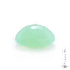 Natural Chrysoprase Cabochon Blue Green Honey Jade Loose Gemstone 4 64ct Chrysoprase Cabochon Blue Green
