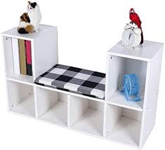 Enjoy free shipping & browse our great selection of kids playroom furniture, play kitchen the bookcase/reading nook gives kids a sturdy spot to read their favorite stories. Greensen Kids Bookcase With Reading Nook White 6 Cube Storage Shelves Multifunctional Display Organizer Bookshelf For Bedroom Living Room Home Office Use Mdf Amazon Co Uk Kitchen Home