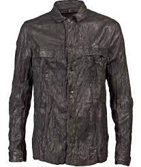 Distressed Leather Shirt Leather Shirt Shirts Mens Leather Shirt