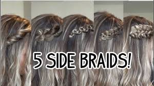 Even the braids that are supposed to be easy (whether spotted on celebrities or social media step 1: 5 Quick Side Braids You Need To Try Short Medium Long Hair Youtube