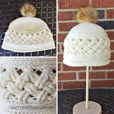 His beautiful stitch will get you so excited! Crochet Patterns Galore Celtic Weave Beanie