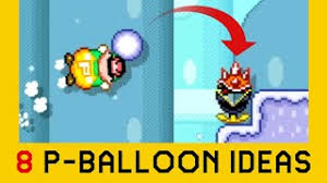 P balloon precision levels are a cool niche, i don't think i would get into it, but i can. 8 Ideas With The P Balloon Part 1 Super Mario Maker 2 Youtube
