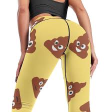 Amazon.co.jp: GBFD Womens Yoga Pants, Poop, Fun, Leggings, Tights, High  Waist, Long Pants, Stretch, Sports Tights, Fitness, Jogging Pants, Dance,  Womens, Cute, Sweat Absorbent, Quick Drying, Breathable, Beautiful :  Clothing, Shoes &