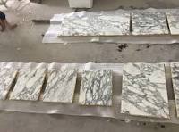 OEM ODM Service Factory Directly Italian Calacatta Viola White Plinth  Marble Coffee Table