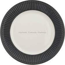 Maybe you would like to learn more about one of these? Greengate Teller Dinner Plate Alice Dark Grey