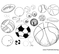 The spruce / wenjia tang take a break and have some fun with this collection of free, printable co. Sports Ball Doodle Coloring Pages Surfnetkids