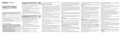 Https Www Ratiopharm De Assets Products De Pkg Insert L Thyroxin Na Ratiopharm C2 Ae 20137 20mikrogramm 20tabletten Pdf Pzn 10089834