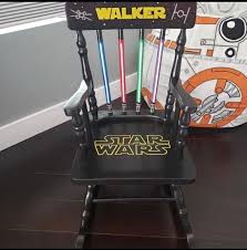 Star Wars Rocking Chair Star Wars Kids Star Wars Furniture Etsy