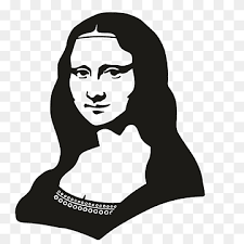 Ok, so let's draw some cartoon art. Mona Lisa Black And White Leonardo Da Vinci Drawing Louvre Museum Cartoon Portrait Artist Black And White Mona Lisa Leonardo Da Vinci Drawing Png Pngwing