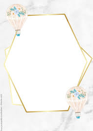 Sharetweetpingoogle+638shareswe have the most adorable hot air balloon paper craft idea to share with you today, and it comes with a printable template you can use. Free Watercolor Hot Air Balloon Vintage Invitation Templates Download Hundreds Free Printable Birthday Invitation Templates