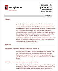 Free project manager resume template to customize in word. Project Management Resume Example 10 Free Word Pdf Documents Download Free Premium Templates