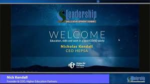 Nick Kendall Keynote Address at the Leadership Skills and Development  Summit 2020